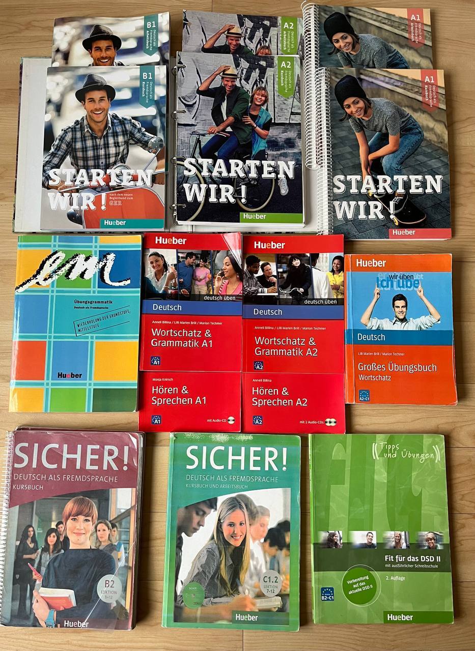 🔵#فروش
   🏙شهر: هامبورگ ، آلمان
   توضیحات: 🔵#فروش
🏙شهر: هامبورگ ، آلمان
توضیحات: مجموعه کتابهای آموزش زبان آلمانی 
قیمت مجموعه ۸۹ یورو 
فقط کتابهایی که سیمی شده استفاده شده

   👤 ارتباط با شخص |
@hamshahri_alman
صفحه پذیرنده و کاربر آگهی 