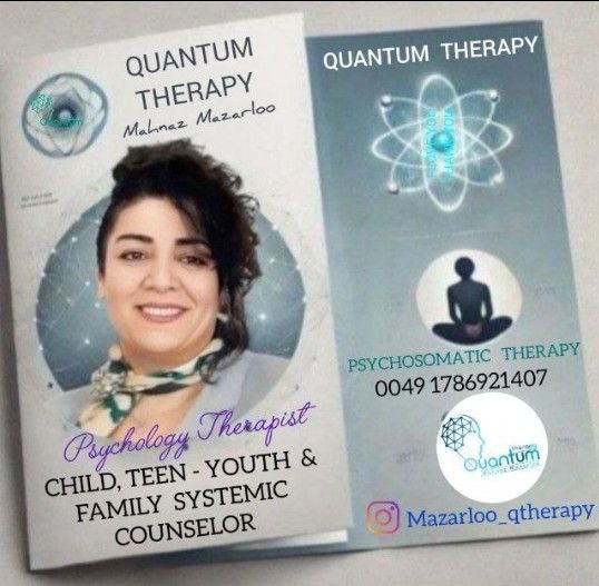 🔵#فروش
   🏙شهر: دوسلدورف ، آلمان
   توضیحات: 🟣روانشناس و مشاورسیستمی کودک نوجوان،خانواده
👈فرزندپروری,استعدادیابی,انتخاب رشته و شغل
👈افسردگی/خاطرات بد/بیخوابی و

🟢درد درمانگر - جسمی،روان‌تنی (سایکوسوماتیک)
درمان با(Quantum Therapy) 

🔵مدرس و کوچ شفای زندگی
با آموزش‌ ذهن آرامی،خودآگاهی

🧑‍💻مشاوره و آموزش‌ آنلاین،تلفنی 00491786921407

   👤 ارتباط با شخص |
@hamshahri_alman