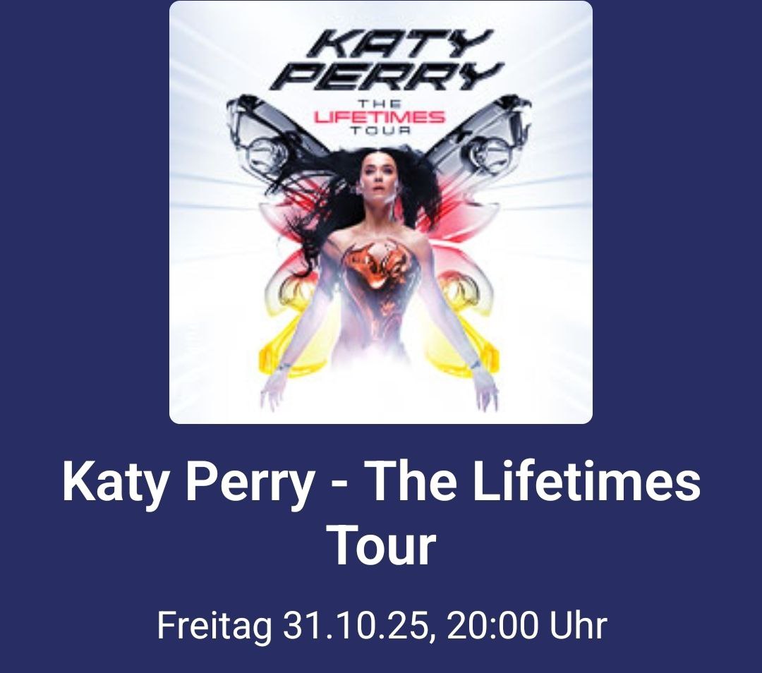 🔵#فروش
   🏙شهر: مونیخ ، آلمان
   توضیحات: سلام دوستان 
من یک بلیط کنسرت Katy Perry برای ۳۱ اکتبر در مونیخ دارم که VIP هست. اگر کسی علاقه مند هست میتونه پیام بده بهم. 😊

   👤 ارتباط با شخص |
@hamshahri_alman
صفحه پذیرنده و کاربر آگهی 