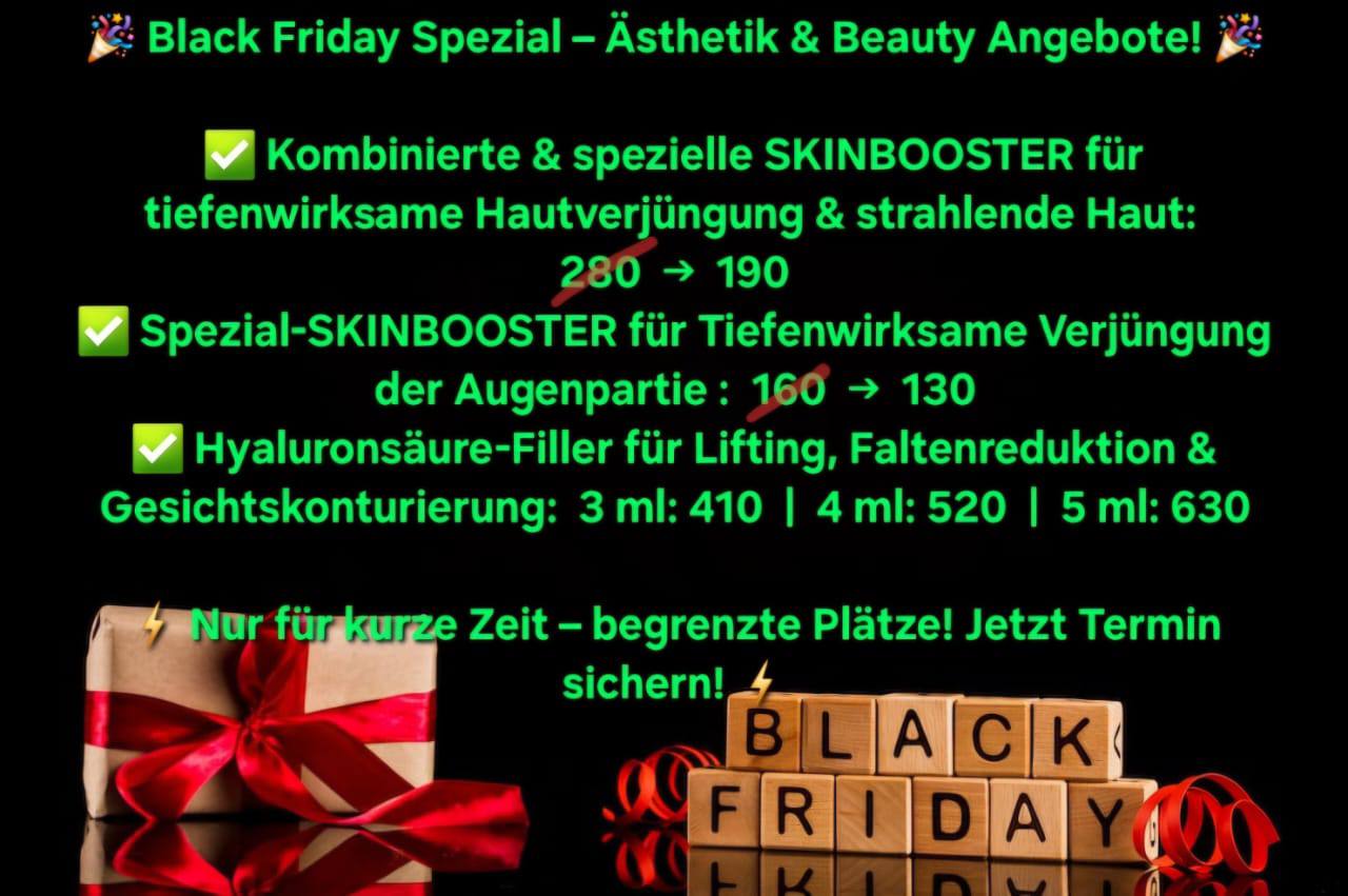 🔵#فروش
   🏙شهر: هامبورگ ، آلمان
   توضیحات: تخفيفات ويژه خدمات پزشكى-زيبايى به مناسبت Black Friday
📌 مطابق تصویر☝️: تخفیفات استثنایی
✨توسط پزشک ماهر
📍 هامبورگ

   👤 ارتباط با شخص |
@hamshahri_alman
صفحه پذیرنده و کاربر آگهی 